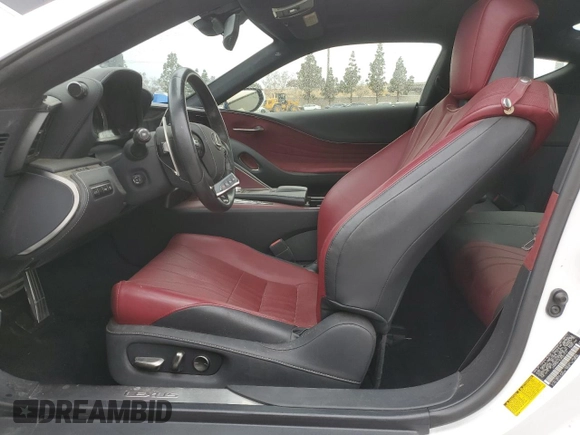 2018 Lexus LC 500h z VIN JTHHP5AY4JA001016, wystawiony jako Copart lot #53820545 z przebiegiem Nie podano mil oraz Szkody całkowita. Historia ofert i sprzedaży dostępna na DreamBid. Obrazek 7.
