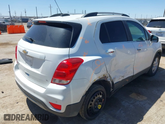 2020 Chevrolet Trax LT with VIN KL7CJLSB0LB070677, listed as a IAAI auction lot 42303980 with 95,043 mi miles and . Bid and sale history available at DreamBid. Image 4.
