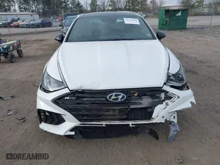 2021 Hyundai Sonata N Line with VIN 5NPEK4JC6MH110611, listed as a IAAI auction lot 41656490 with 52,061 mi miles. Bid and sale history available at carsss.com. Image 12.