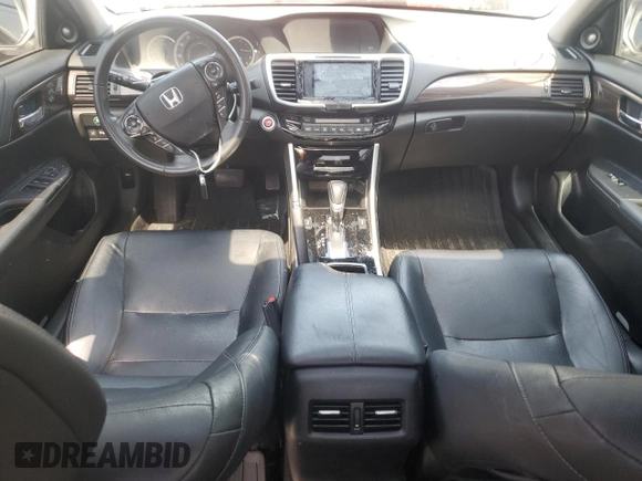 2017 Honda Accord Touring with VIN 1HGCR3F93HA007123, listed as a Copart auction lot 59334215 with Not provided miles and Salvage title. Bid and sale history available at DreamBid. Image 8.
