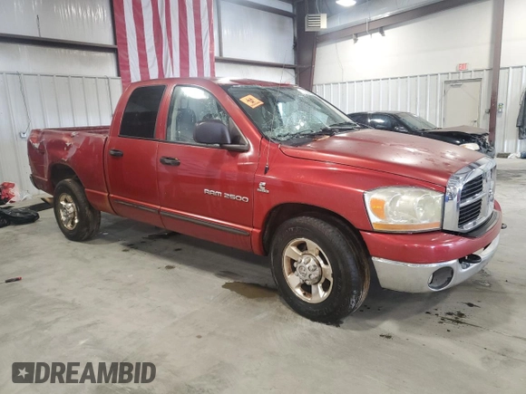 2006 Dodge Ram 2500 SLT with VIN 3D7KR28C96G277135, listed as a Copart auction lot 50213325 with 391,558 mi miles and Salvage Title. Bid and sale history available at carsss.com. Image 4.