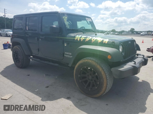 2017 Jeep Wrangler Unlimited Sport z VIN 1C4BJWDG4HL689583, wystawiony jako Copart lot #56117515 z przebiegiem 115 033 mil mil oraz Szkoda całkowita • Salvage title. Historia ofert i sprzedaży dostępna na DreamBid. Obrazek 4.