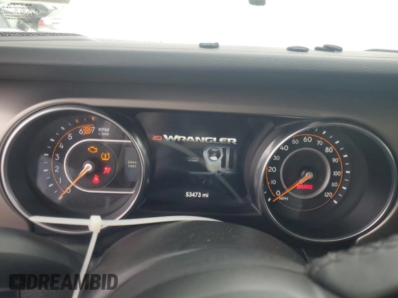 2021 Jeep Wrangler Unlimited Willys with VIN 1C4HJXDN9MW509795, listed as a Copart auction lot 51667375 with 53,473 mi miles and Salvage Title. Bid and sale history available at DreamBid. Image 9.