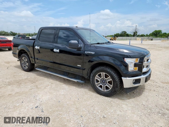 2017 Ford F-150 XL with VIN 1FTEW1CG1HKD11195, listed as a Copart auction lot 63987115 with 134,479 mi miles and Clean title. Bid and sale history available at DreamBid. Image 4.