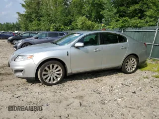 2012 Lincoln MKS EcoBoost with VIN 1LNHL9FT5CG804558, listed as a Copart auction lot 64376924 with Not provided miles and Salvage title. Bid and sale history available at DreamBid. Image 1.