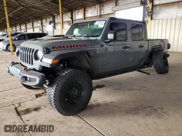 2020 Jeep Gladiator Mojave with VIN 1C6JJTEG1LL202459, listed as a Copart auction lot 79334434 with 49,515 mi miles and Salvage title. Bid and sale history available at DreamBid. Image 1.