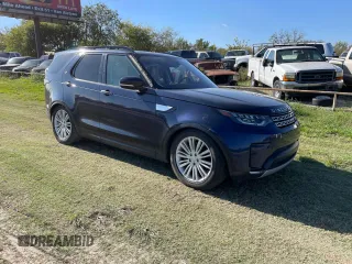 2017 Land Rover Discovery HSE Luxury with VIN SALRHBBV7HA028655, listed as a Copart auction lot 80889354 with 78,686 mi miles and Clean Title. Bid and sale history available at carsss.com. Image 1.