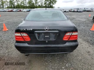 2001 Mercedes-Benz CLK with VIN WDBLJ65G71F175961, listed as a Copart auction lot 54886275 with 58,455 mi miles and Clean Title. Bid and sale history available at carsss.com. Image 6.