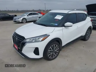 2024 Nissan Kicks SV with VIN 3N1CP5CV7RL484569, listed as a IAAI auction lot 41536173 with 1,146 mi miles. Bid and sale history available at carsss.com. Image 2.