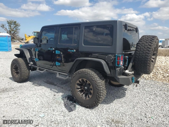 2018 Jeep Wrangler JK Unlimited Sport S with VIN 1C4HJWDG0JL882703, listed as a Copart auction lot 45853765 with 92,510 mi miles and Salvage Title. Bid and sale history available at carsss.com. Image 2.