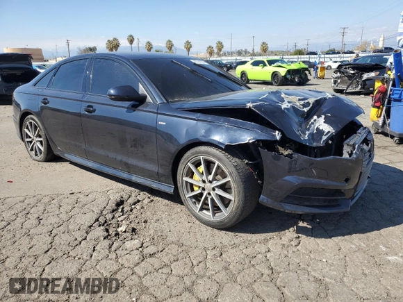 2017 Audi A6 Premium Plus with VIN WAUD8AFC1HN130754, listed as a Copart auction lot 43744333 with 91,889 mi miles. Bid and sale history available at carsss.com. Image 4.