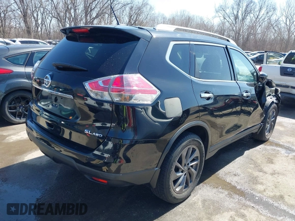 2016 Nissan Rogue SV z VIN 5N1AT2MV1GC896150, wystawiony jako IAAI lot #41776638 z przebiegiem 66 781 mil mil oraz . Historia ofert i sprzedaży dostępna na DreamBid. Obrazek 4.