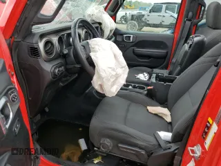 2021 Jeep Wrangler Unlimited Sport S with VIN 1C4HJXDN8MW622007, listed as a Copart auction lot 55930305 with Not provided miles and Salvage title. Bid and sale history available at DreamBid. Image 7.
