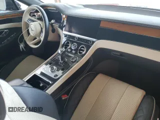 2022 Bentley Continental GT GT V8 with VIN SCBDG4ZGXNC093834, listed as a Copart auction lot 53644245 with 6,578 mi miles and Salvage Title. Bid and sale history available at DreamBid. Image 8.
