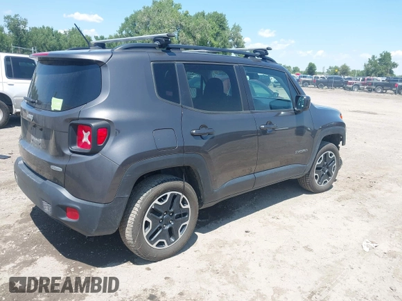 2017 Jeep Renegade Latitude with VIN ZACCJBBB9HPG63464, listed as a IAAI auction lot 42592072 with 78,031 mi miles and . Bid and sale history available at DreamBid. Image 4.