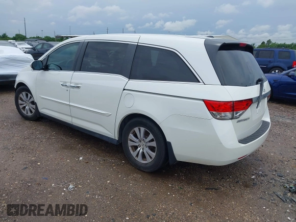 2016 Honda Odyssey EX-L z VIN 5FNRL5H61GB030771, wystawiony jako IAAI lot #42459561 z przebiegiem 130 541 mil mil oraz . Historia ofert i sprzedaży dostępna na DreamBid. Obrazek 3.