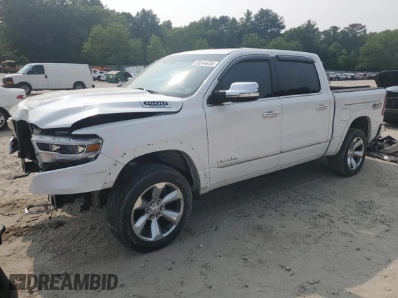 2019 Ram 1500 Limited with VIN 1C6SRFHT0KN773399, listed as a Copart auction lot 59344935 with 80,840 mi miles and Salvage title. Bid and sale history available at DreamBid. Image 1.