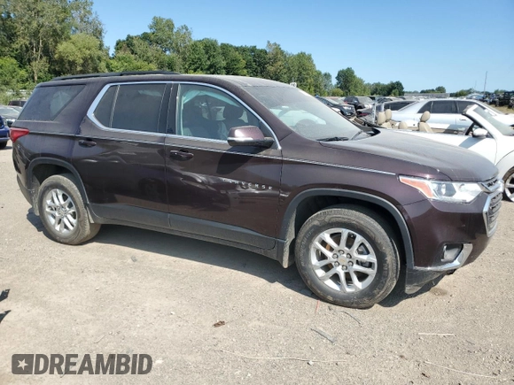 2019 Chevrolet Traverse LT Cloth with VIN 1GNERGKW9KJ218237, listed as a Copart auction lot 69588844 with 57,307 mi miles and Salvage Title. Bid and sale history available at carsss.com. Image 4.