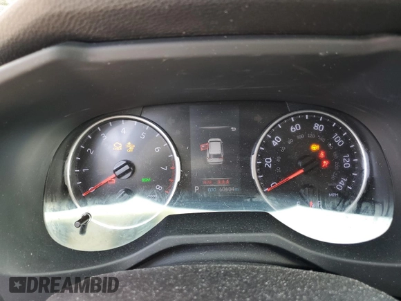 2019 Toyota RAV4 LE with VIN JTMG1RFV4KJ016086, listed as a Copart auction lot 55631155 with 60,604 mi miles and Salvage Title. Bid and sale history available at DreamBid. Image 9.