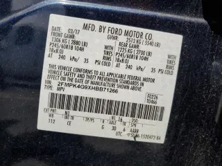 2017 Ford Edge SE с VIN 2FMPK4G9XHBB71266, выставлен на аукционе Copart как лот 56884005 с пробегом 71 887 миль миль и Списание • Salvage title. История ставок и продаж доступна на DreamBid. Изображение 13.