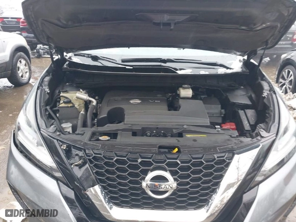 2019 Nissan Murano SL with VIN 5N1AZ2MJ2KN125916, listed as a IAAI auction lot 41503331 with 77,023 mi miles. Bid and sale history available at carsss.com. Image 10.