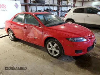 2008 Mazda 6 i Sport VE with VIN 1YVHP80C885M47093, listed as a Copart auction lot 46469675 with 68,773 mi miles and Salvage Title. Bid and sale history available at carsss.com. Image 4.