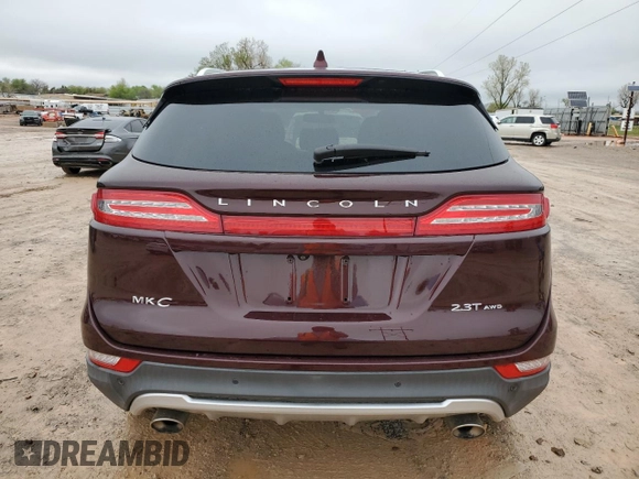 2018 Lincoln MKC Reserve with VIN 5LMTJ3DH8JUL31195, listed as a Copart auction lot 51483935 with 57,104 mi miles and Salvage title. Bid and sale history available at DreamBid. Image 6.