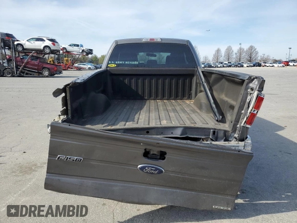 2013 Ford F-150 XL with VIN 1FTEX1CM3DKF59946, listed as a Copart auction lot 50104395 with 130,692 mi miles and Salvage title. Bid and sale history available at DreamBid. Image 6.