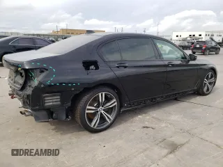 2019 BMW 7 Series 750i with VIN WBA7F0C58KGM24375, listed as a Copart auction lot 73192983 with 0 mi miles. Bid and sale history available at carsss.com. Image 3.