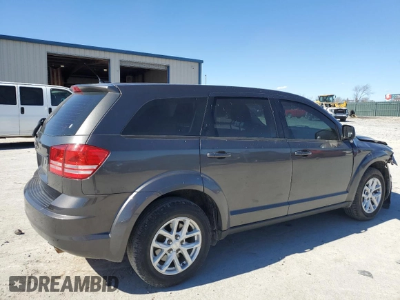 2015 Dodge Journey American Value with VIN 3C4PDCAB2FT538201, listed as a Copart auction lot 47058615 with 135,280 mi miles and Salvage Title. Bid and sale history available at DreamBid. Image 3.