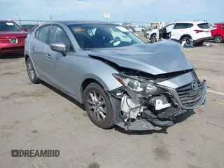 2016 Mazda 3 i Sport with VIN JM1BM1U78G1313957, listed as a IAAI auction lot 42010141 with 161,228 mi miles and . Bid and sale history available at DreamBid. Image 1.