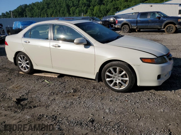 2006 Acura TSX with VIN JH4CL96816C011875, listed as a Copart auction lot 63194305 with 130,152 mi miles and Salvage title. Bid and sale history available at DreamBid. Image 4.