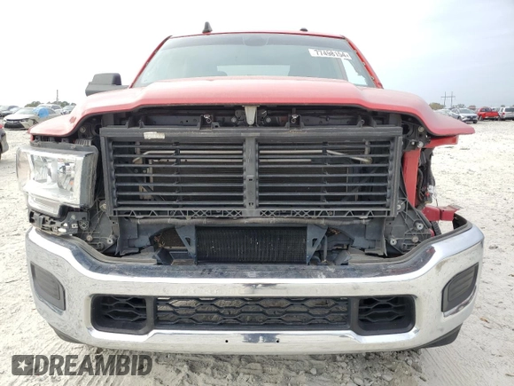 2020 Ram 2500 Big Horn with VIN 3C6UR5DJXLG141379, listed as a Copart auction lot 77498154 with 0 mi miles and Salvage Title. Bid and sale history available at carsss.com. Image 5.