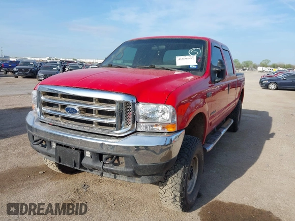 2002 Ford Super Duty F-250 XL with VIN 1FTNW21F32EA54756, listed as a IAAI auction lot 41856957 with 424,108 mi miles. Bid and sale history available at carsss.com. Image 6.