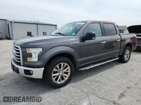 2015 Ford F-150 XL with VIN 1FTEW1CF7FKE55998, listed as a Copart auction lot 60543075 with 95,808 mi miles and Salvage title. Bid and sale history available at DreamBid. Image 1.