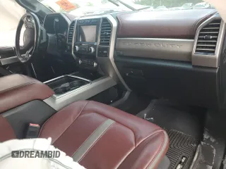 2019 Ford F-250 XL with VIN 1FT7W2BT4KEC57796, listed as a Copart auction lot 59682105 with Not provided miles and Salvage title. Bid and sale history available at DreamBid. Image 8.