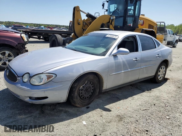 2006 Buick LaCrosse CX с VIN 2G4WC582161205226, выставлен на аукционе Copart как лот 52586675 с пробегом 136 648 миль миль и Списание • Salvage title. История ставок и продаж доступна на DreamBid. Изображение 1.