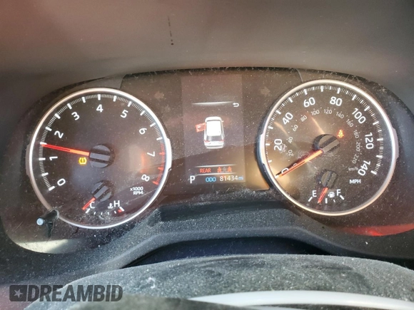 2019 Toyota RAV4 LE with VIN 2T3F1RFV6KC034619, listed as a Copart auction lot 48283495 with 81,434 mi miles and Salvage Title. Bid and sale history available at carsss.com. Image 9.