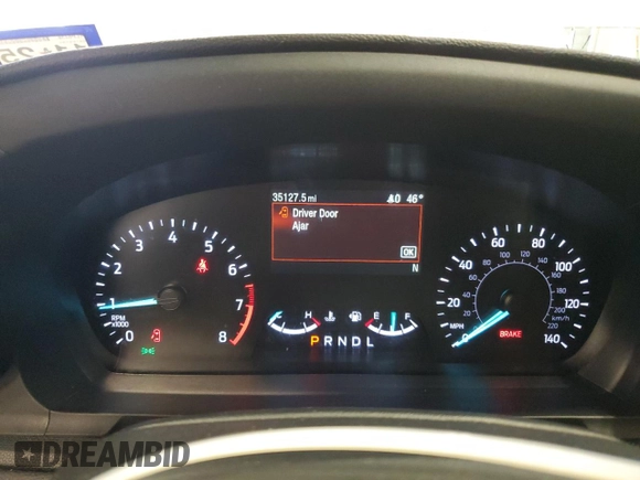 2022 Ford Explorer with VIN 1FMSK7BH8NGA18125, listed as a Copart auction lot 52242975 with 35,127 mi miles and Salvage title. Bid and sale history available at DreamBid. Image 9.