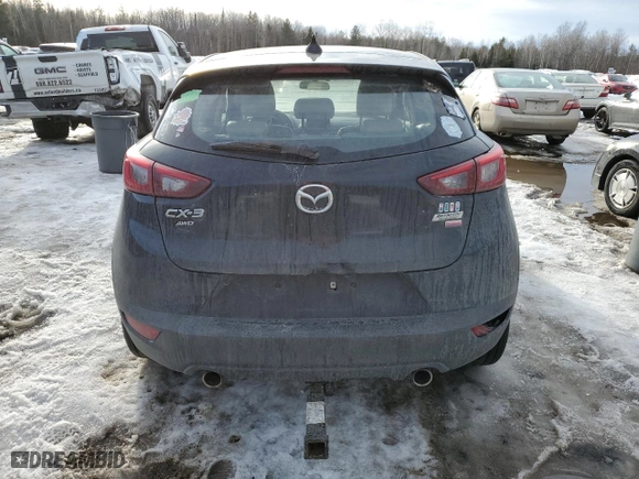 2016 Mazda CX-3 Grand Touring with VIN JM1DKBD79G0121327, listed as a Copart auction lot 45573255 with 170,746 mi miles and Salvage Title. Bid and sale history available at carsss.com. Image 6.