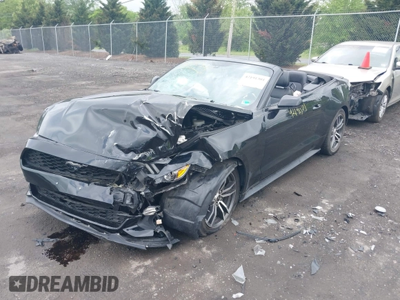 2017 Ford Mustang EcoBoost Premium with VIN 1FATP8UHXH5254892, listed as a IAAI auction lot 42191301 with 56,601 mi miles and . Bid and sale history available at DreamBid. Image 2.