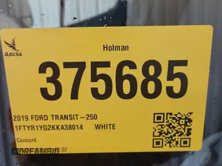 2019 Ford Transit with VIN 1FTYR1YG2KKA38014, listed as a IAAI auction lot 42715733 with 108,396 mi miles and . Bid and sale history available at DreamBid. Image 45.