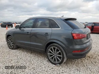 2018 Audi Q3 Premium Plus with VIN WA1HCCFS7JR022640, listed as a Copart auction lot 53517985 with 52,513 mi miles and Salvage Title. Bid and sale history available at carsss.com. Image 2.