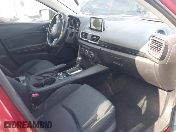 2015 Mazda 3 i Sport with VIN 3MZBM1U73FM156613, listed as a IAAI auction lot 42036090 with 104,296 mi miles and . Bid and sale history available at carsss.com. Image 5.