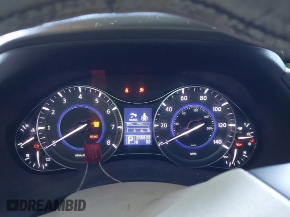 2012 Infiniti QX56 8-passenger with VIN JN8AZ2ND0C9715396, listed as a IAAI auction lot 41267602 with 206,630 mi miles and . Bid and sale history available at DreamBid. Image 7.