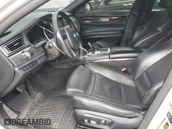 2014 BMW 7 Series ALPINA B7 xDrive with VIN WBAYF8C55ED142235, listed as a Copart auction lot 53257405 with Not Provided miles and Salvage Title. Bid and sale history available at DreamBid. Image 7.