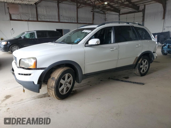 2008 Volvo XC90 I6 with VIN YV4CY982881419507, listed as a Copart auction lot 46617315 with 0 mi miles and Salvage Title. Bid and sale history available at carsss.com. Image 1.