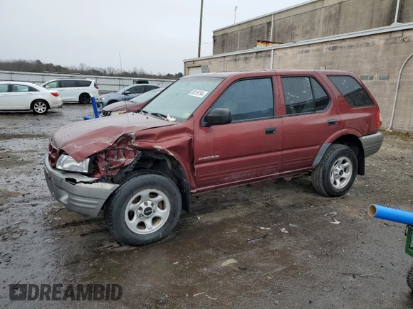 2002 Isuzu Rodeo z VIN 4S2CK58D124323937, wystawiony jako Copart lot #86155194 z przebiegiem 184 491 mil mil oraz Szkoda całkowita • Salvage title. Historia ofert i sprzedaży dostępna na DreamBid. Obrazek 1.