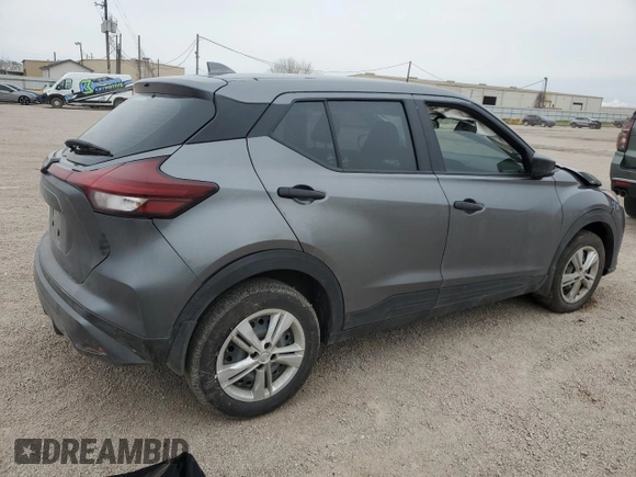 2024 Nissan Kicks S with VIN 3N1CP5BV2RL557526, listed as a Copart auction lot 46364855 with 19,523 mi miles and Clean Title. Bid and sale history available at DreamBid. Image 3.