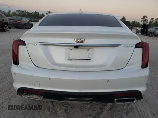2022 Cadillac CT5 Luxury with VIN 1G6DW5RK6N0130537, listed as a Copart auction lot 77779674 with 41,840 mi miles and Salvage Title. Bid and sale history available at carsss.com. Image 6.